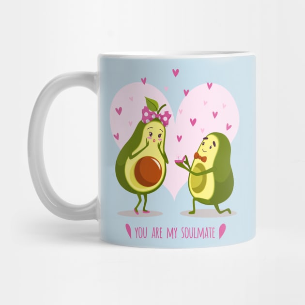 avocado couple proposal by Mako Design 